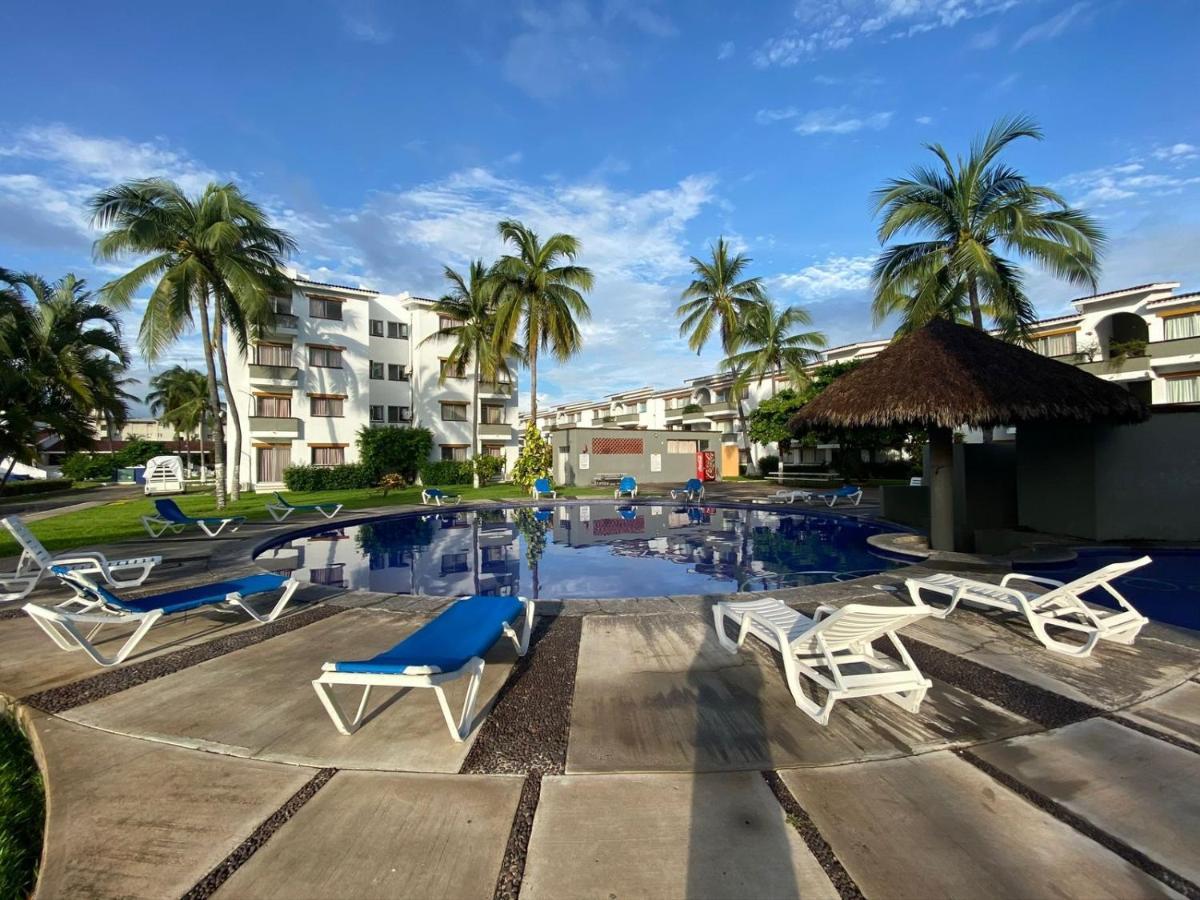 Hermoso Condominio Suites Las Palmas Con Alberca Manzanillo Exterior photo